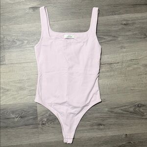 Babaton Soft Pink Sleeveless Bodysuit